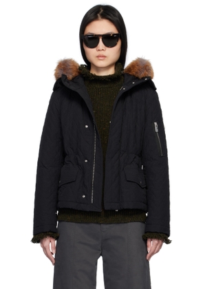 Burberry Black Quilted Jacket