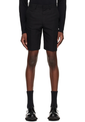 AURALEE Black Hard Twist Finx Shorts