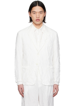 AURALEE White Finx Blazer