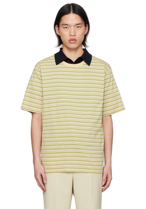 AURALEE Multicolor Crewneck T-Shirt