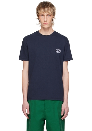 Valentino Navy VLogo T-Shirt