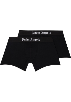 Palm Angels Two-Pack Black 'Palm Angels' Boxer Briefs