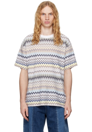 Missoni Multicolor Zig Zag Pattern T-shirt