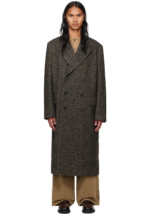 HOPE Gray Herringbone Time Coat