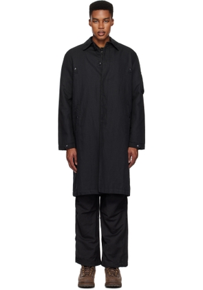 Maharishi Black 5337 DPM: Bonsai Sparse MA Mac Coat