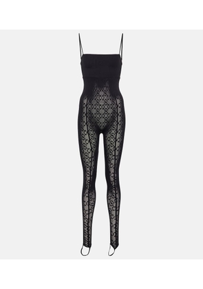 Wolford x Simkhai Intricate Pattern jumpsuit