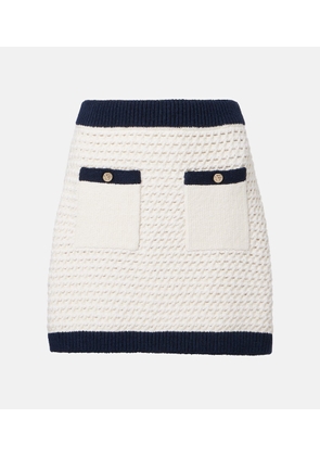 Gucci Cotton-blend crochet miniskirt