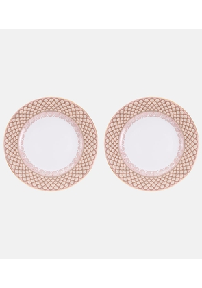 La DoubleJ Odysseus Dusty Pink set of 2 dinner plates