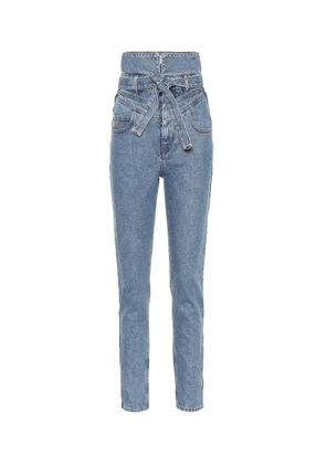 The Attico High-rise straight jeans