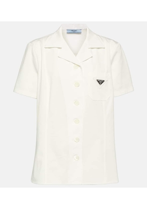 Prada Logo cotton shirt