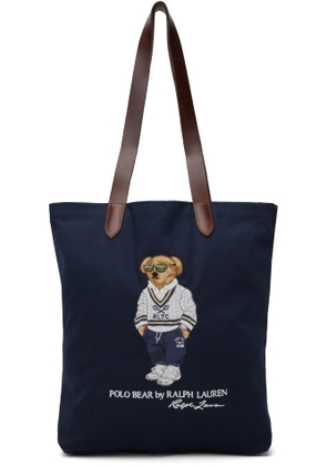 Polo Ralph Lauren Navy Polo Bear Tote