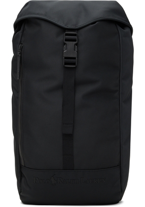 Polo Ralph Lauren Black Tonal Logo Backpack