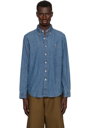 Polo Ralph Lauren Blue Classic Fit Denim Shirt