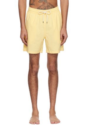 Polo Ralph Lauren Yellow 5.75-Inch Traveler Classic Swim Shorts