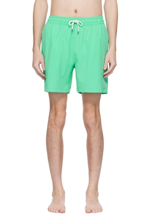 Polo Ralph Lauren Green 5.75-Inch Traveler Classic Swim Shorts