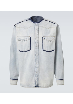 Maison Margiela Embellished denim overshirt