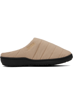A. P.C. Beige SUBU Edition F-Line Slippers