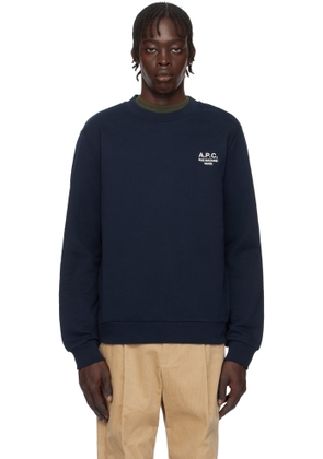 A. P.C. Navy Standard 'Rue Madame' Sweatshirt