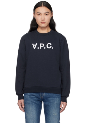 A. P.C. Navy Standard Grand 'VPC' Sweatshirt