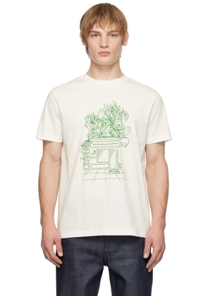 A. P.C. White Magasin T-shirt