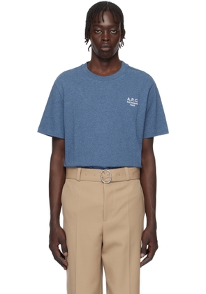 A. P.C. Blue Standard 'Rue Madame' T-shirt