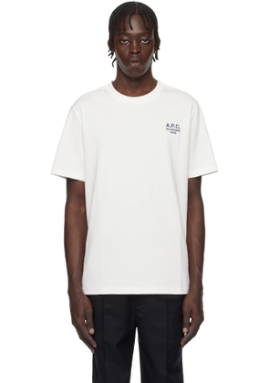 A. P.C. White Standard 'Rue Madame' T-shirt