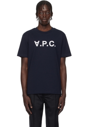 A. P.C. Navy Standard Grand 'VPC' T-shirt