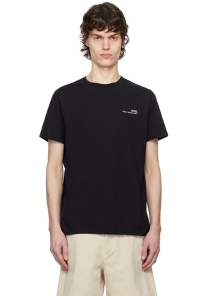 A. P.C. Black Standard Item T-shirt