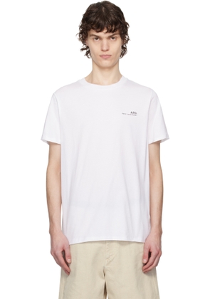 A. P.C. White Standard Item T-shirt