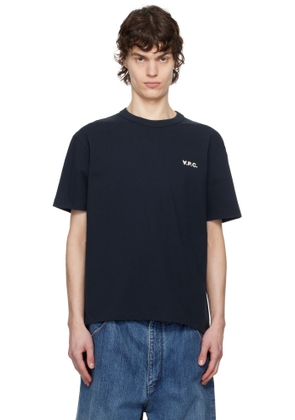 A. P.C. Navy Boxy Petit VPC T-shirt