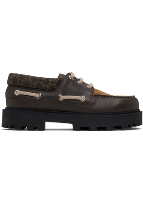 Givenchy Brown Storm Boat Shoes