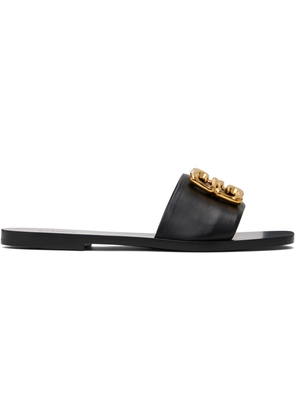 Givenchy Black 4G Flat Sandals