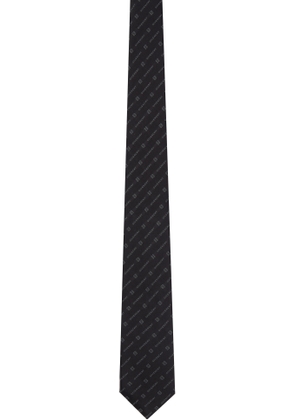 Givenchy Black 'Givenchy' 4G Silk Tie