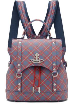 Vivienne Westwood Blue & Orange Small Max Backpack
