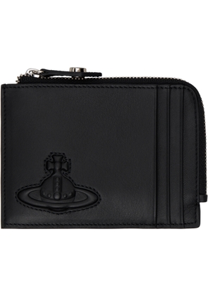 Vivienne Westwood Black Zip Card Holder