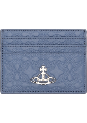 Vivienne Westwood Blue Flat Card Holder