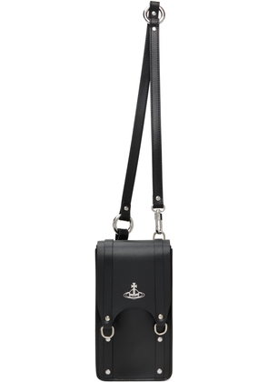 Vivienne Westwood Black Mini Max Crossbody Bag