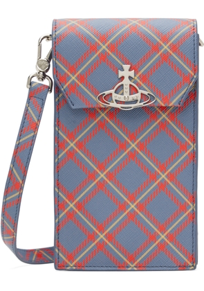 Vivienne Westwood Blue & Orange Phone Pouch