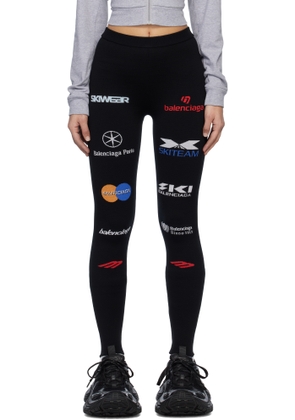 Balenciaga Black Ski Leggings