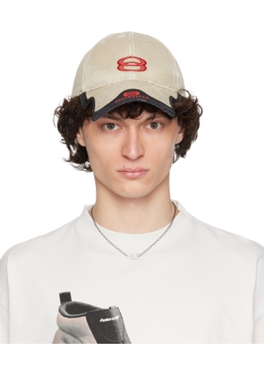 Balenciaga Beige Under Armour Edition Double Unity Cap