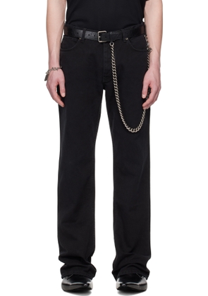 Balenciaga Black Straight Fit Jeans
