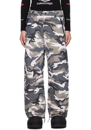 Balenciaga Gray Straight Ski Trousers