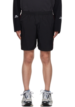Balenciaga Black Washed Tracksuit Shorts