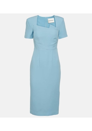 Roland Mouret Wool and silk midi dress
