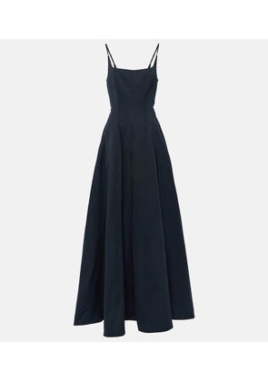 Staud Joli open-back grosgrain maxi dress