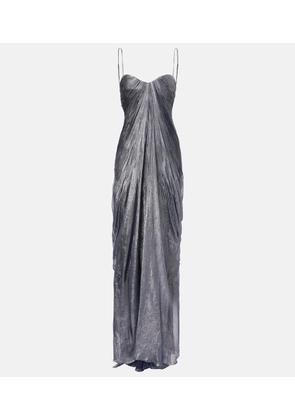 Maria Lucia Hohan Victoria draped silk gown