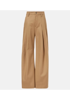 Brunello Cucinelli Monili cotton wide-leg pants