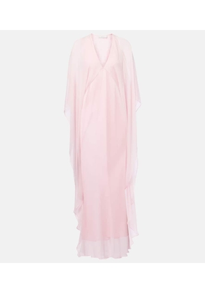 The Sei Caped silk chiffon gown