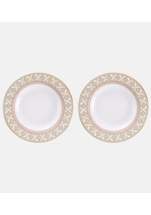 La DoubleJ Set of 2 porcelain soup plates