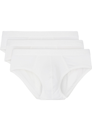 CDLP Three-Pack White Y Briefs